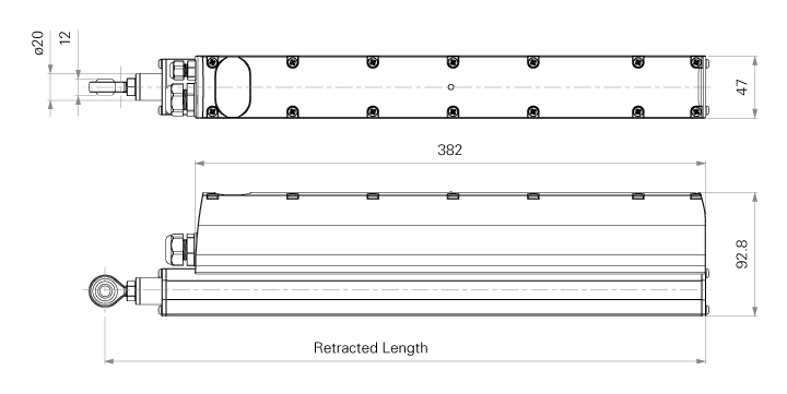 VN1-Lineer-Aktüatör-Çizim